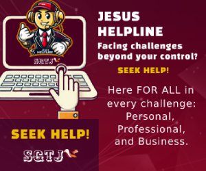 Jesus Helpline: You don't have to do it alone; seek help!