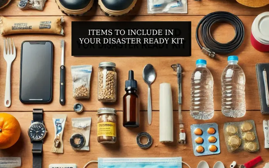 Some key items to include in your Disaster Ready kit, also known as an emergency supply kit