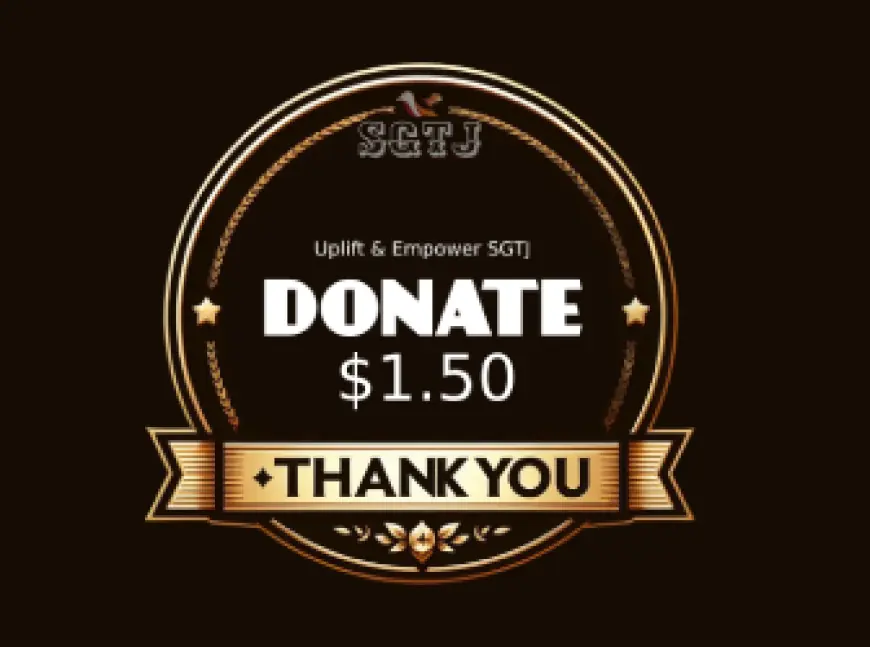 Support SGTJ with donations as convenient from $1.